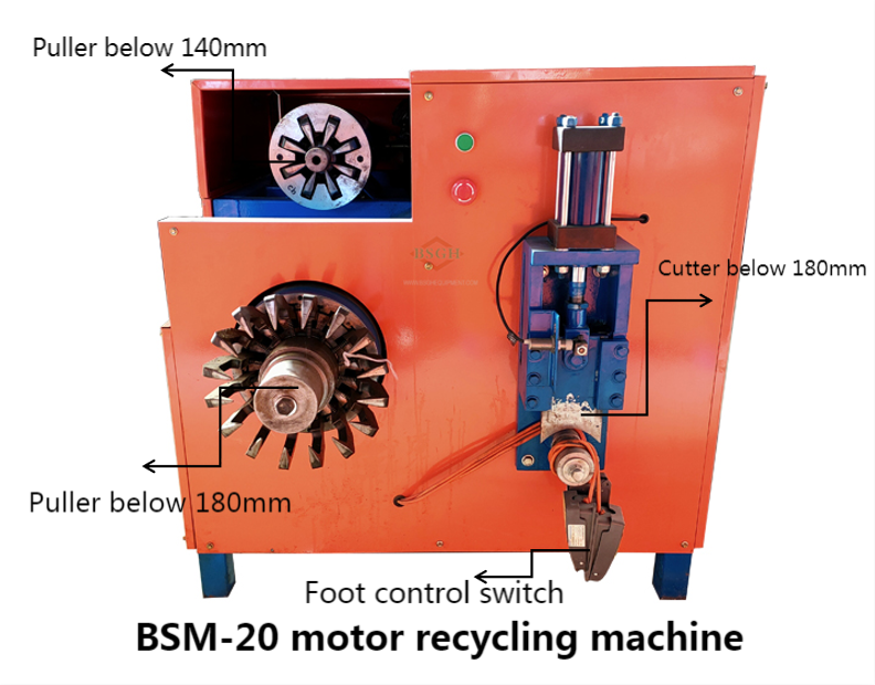 BSM-20 motor recycling machine